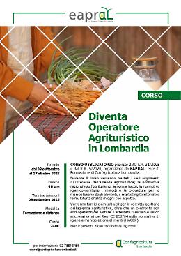 Formazione operatore agrituristico in Lombardia