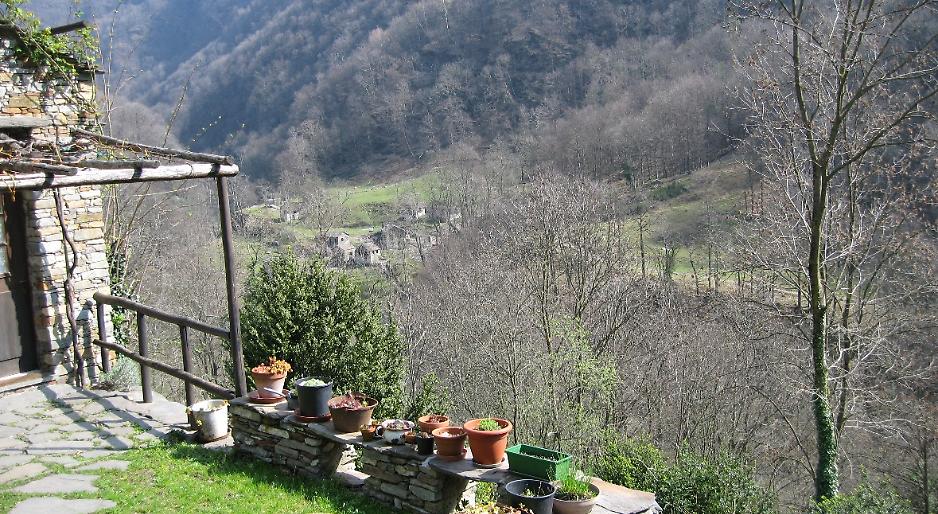Zona agricola di montagna
